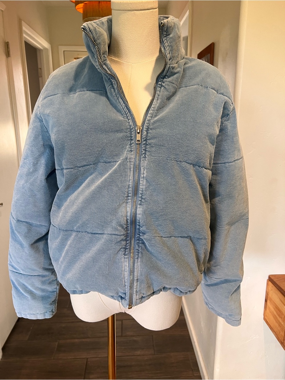 Brandy Melville/John Galt 70s Style Corduroy Puffer Jacket 100% Cotton
